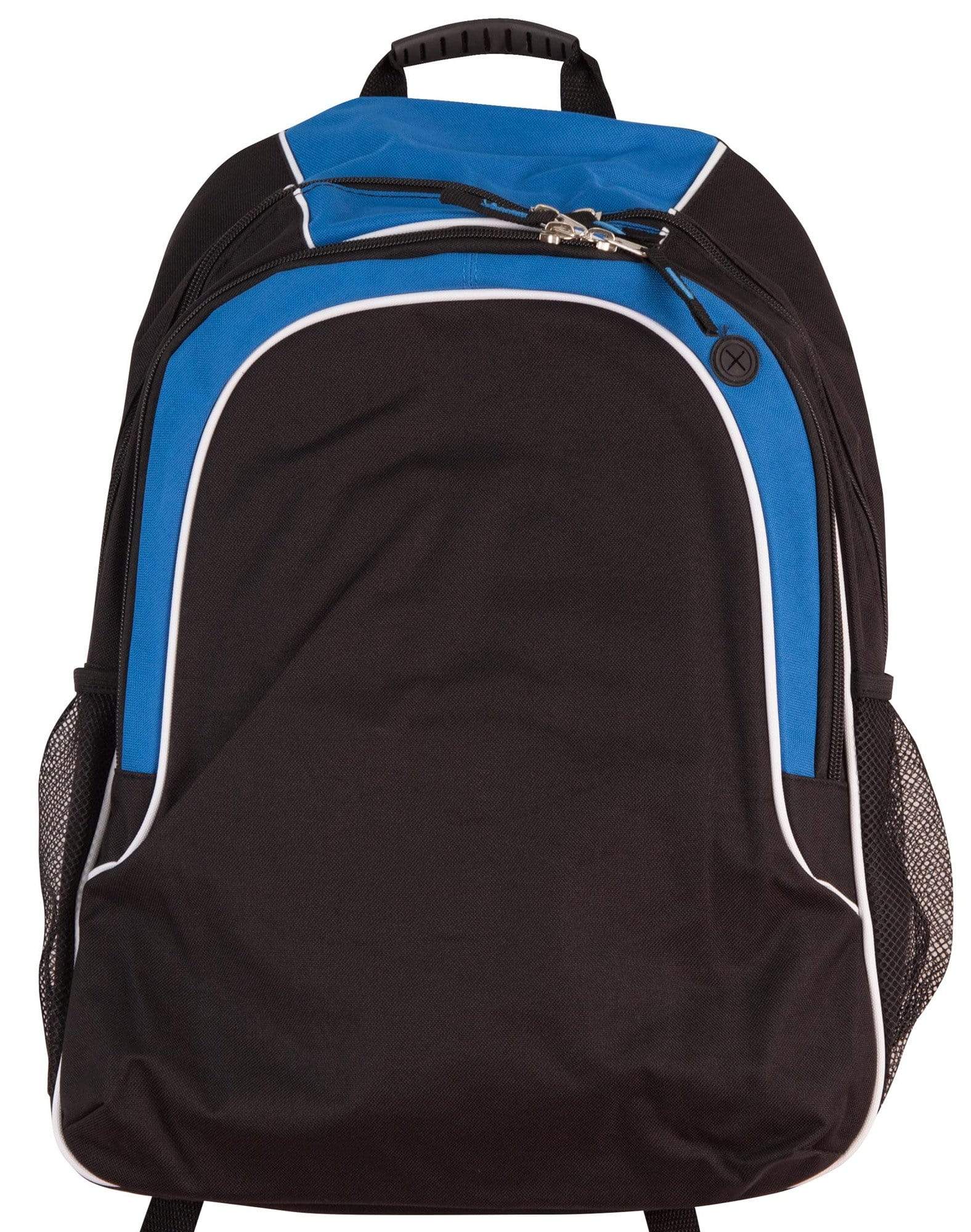 WINNER BACKPACK B5020 Active Wear Winning Spirit Black/White/Royal "(w)35.5cm (h) 43cm (d)15.5cm Capacity: 23 Litres"